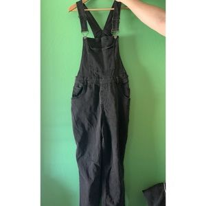 1X-Forever 21 Plus Denim Overalls- Like new!